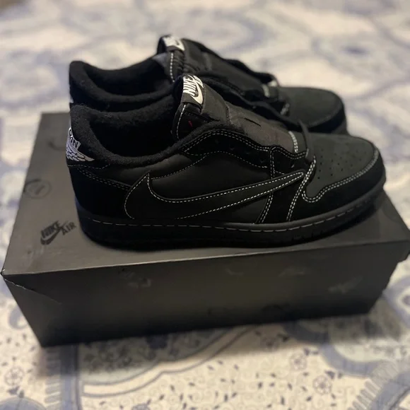 COPY - Jordan 1 Retro Low OG SP Travis Scott Black Phantom - Picture 5 of 10